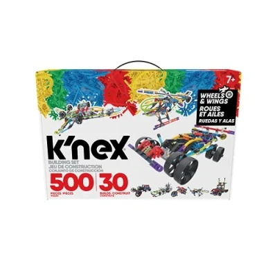 Afbeelding van k&#039;nex bouwset wings &amp; wheels 30 modellen, 500dlg.