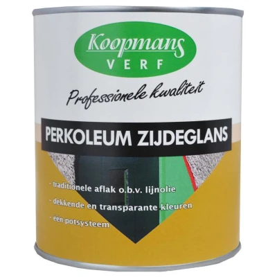 Afbeelding van Koopmans Perkoleum Zijdeglans Transparant 0,75 ltr 233 middeneiken Buitengevel &amp; Tuin