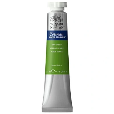 Afbeelding van Winsor &amp; Newton Cotman Aquarelle Tube 21 ml Blaasgroen