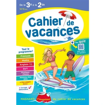 Image de Cahier de vacances 2025, la 3e vers 2de