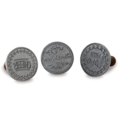 Afbeelding van Nordic Ware Koekjesstempel Greetings Set/3