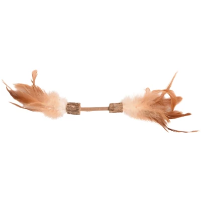 Afbeelding van Flamingo Topsy Speelgoed Katten Ps Halter Hout Matatabi Natuur 30cm 1st 130831