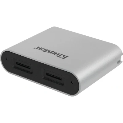 Afbeelding van Kingston WFS SDC Externe geheugenkaartlezer / hub USB C 3.2 (Gen 1) Zilver zwart