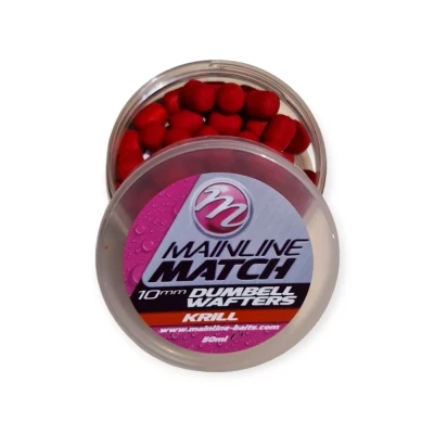 Afbeelding van Mainline Match Dumbell Wafters Red Krill 6mm Hookbaits
