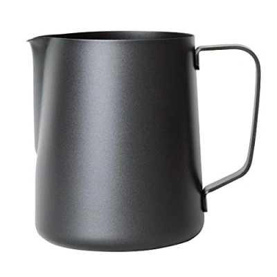 Afbeelding van Olympia Zwarte Anti Kleef Melkschuimkan 90cl CM608 Restaurant Hotel Professioneel
