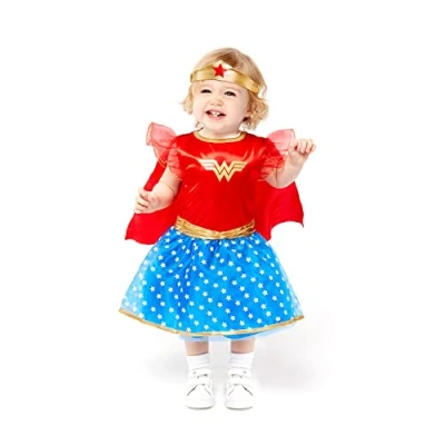 Afbeelding van amscan Wonder Woman 9906726 kostuum voor meisjes, 18 24 maanden