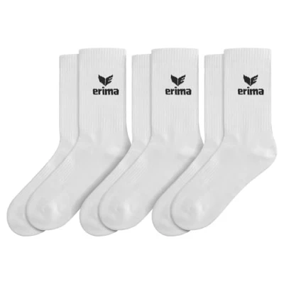 Afbeelding van ERIMA SOCKS 3 PACK Sportsokken Wit Maat 39 42