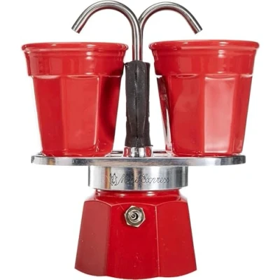 Image de Set mini Express 2 tasses Rouge Bialetti Aluminium