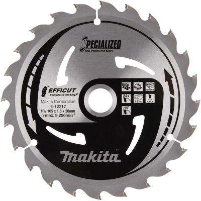 Afbeelding van Makita Hm Zaagblad Effi Compo 165X20x24t E 12142