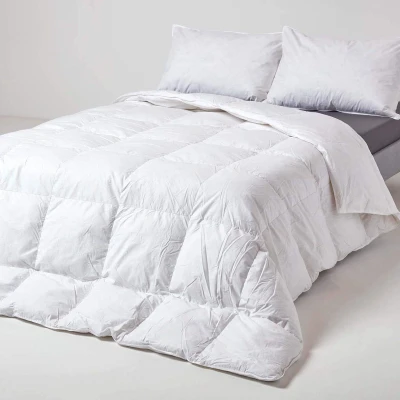 Afbeelding van Homescapes Winterdekbed 200x200 cm, warmteklasse 1 2, donzen dekbed met ganzenveren en dons