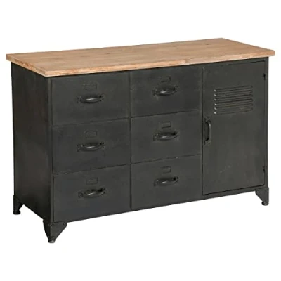 Afbeelding van Atmosphera Torof commode metaal en hout