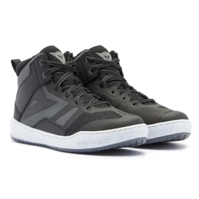 Afbeelding van DAINESE Suburb Air Shoes Motorschoenen voor de zomer, van stof heren, Zwart Wit Grijs Ijzer