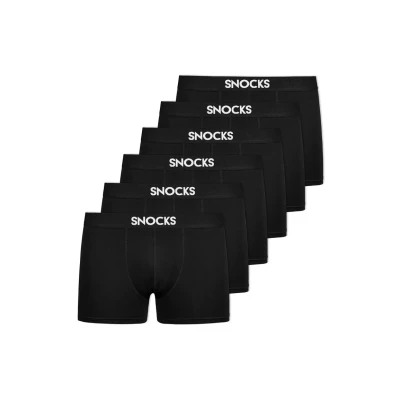 Afbeelding van Snocks 6 PACK Onderbroeken, Heren, Maat: XL, Schwarz