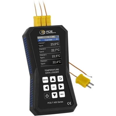 Afbeelding van PCE Instruments T 420 Temperatuur datalogger Te meten grootheid 200 tot 1800 C PDF functie