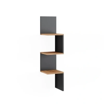 Afbeelding van Vicco Paolo Hoekplank 28 x 116.4 cm Antraciet