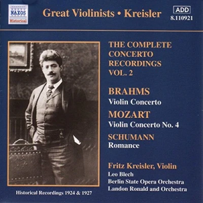 Afbeelding van Fritz Kreisler Complete Concerto Recordings Volume 2 (CD)