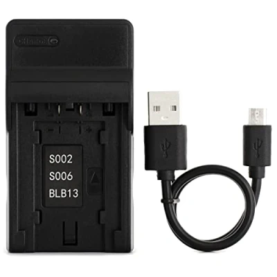 Afbeelding van CGA S002 USB oplader voor Panasonic Lumix DMC FZ15, FZ18, FZ2, FZ20, FZ28, FZ3, FZ30, FZ35, FZ38, FZ4, FZ5, DC. MC FZ50, FZ7, FZ8 Camera en