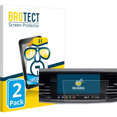 Afbeelding van BROTECT Screenprotector voor Opel Insignia 2017 Navi 900 IntelliLink 8&quot; Folie Beschermfolie transparant (2 Stuks)
