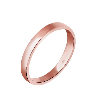 Afbeelding van Elli Classic Basic Ring, Dames, Maat: 54, Roségoldfarben