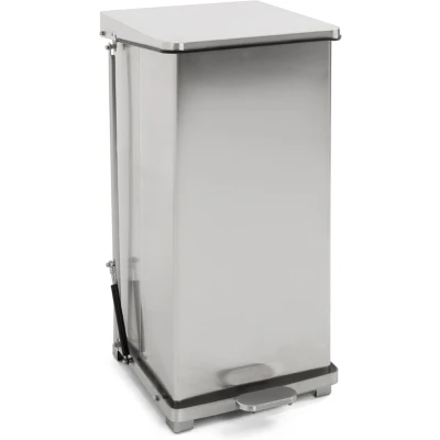 Afbeelding van Industriële pedaalemmer 90 ltr RVS