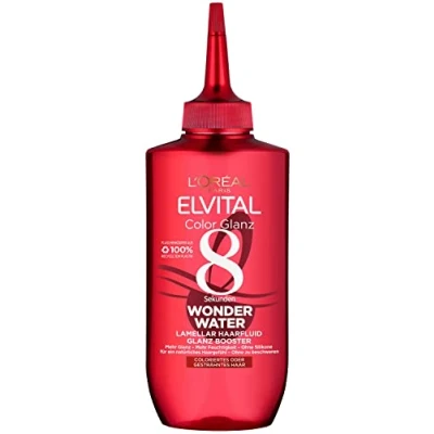 Afbeelding van L&#039;Oréal Paris Elvital Haarverzorging voor zacht haar met zuurformule zonder inwerktijd, glanzende kleur, 8 seconden, per stuk verpakt (1 x 200 ml)