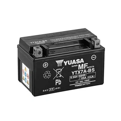 Afbeelding van Yuasa Ytx7 a bs (WC) Gratis batterijonderhoud