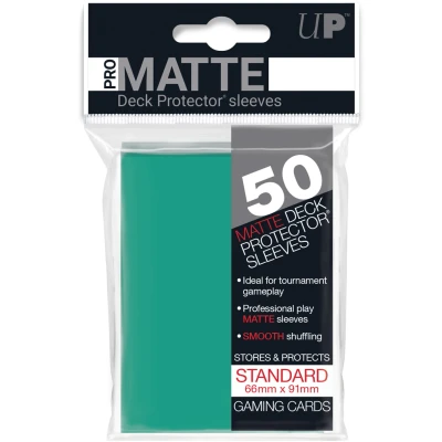 Afbeelding van Speelgoed Kaartspel Sleeves Pro Matte Aqua D12