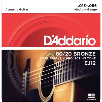 Image de D&#039;Addario 80/20 bronze EJ12 medium 13 56