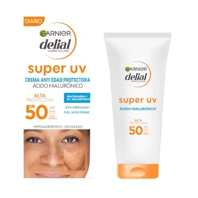 Afbeelding van Zonnebrand crème Super UV Garnier Anti Aging Spf 50 (50 ml)