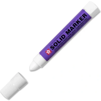 Afbeelding van Sakura Merkstift Solid Marker Wit, Brede Punt Paintmarker