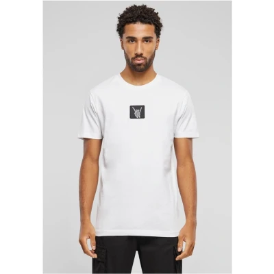 Afbeelding van Mister Tee Skelett Patch Tshirt print, Heren, Maat: XS, White