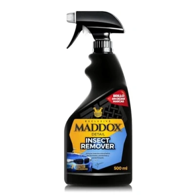 Afbeelding van Maddox Detail Insect Remover 500 ml, verwijdert muggen en vlekken op koplampen, voorruiten bumpers, ideaal voor krachtige reiniging, reinigingsspray auto&#039;s, muggenspray auto