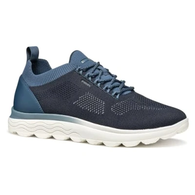 Afbeelding van Geox U Spherica Sneakers laag, Heren, Maat: 47, Navy avio Textiel/ synthetisch