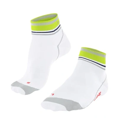 Afbeelding van Falke BC Impulse Reflect Short Biking Sportsokken, Maat: 37 38, White