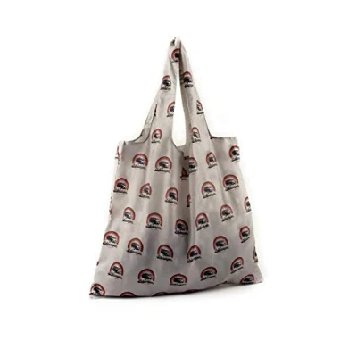 Afbeelding van BRISA VW Opvouwbare boodschappentas, opvouwbaar, uniseks, Vintage logo/grijs, T1 bus