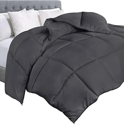 Afbeelding van Utopia Bedding Dekbed zonder overtrek, gewatteerd en met hoekbanden, hypoallergeen, vierkant stiksel