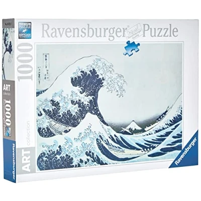Image de Puzzle 1000 pièces Ravensburger Vagues à Kanagawa