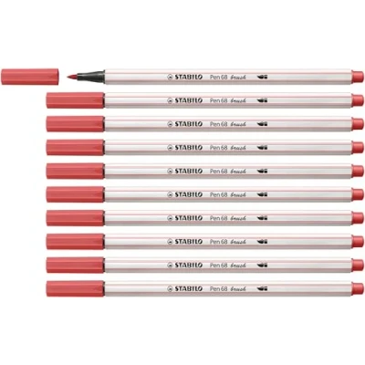 Afbeelding van Brushstift STABILO Pen 568/47 roestig rood
