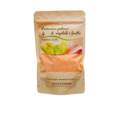 Afbeelding van Biocal pompoenpoeder / pompoenmeel gedehydrateerd smaakpoeder natuurlijk voedingspoeder eetbaar poeder poederaroma&#039;s 60 g