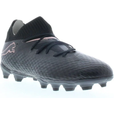 Afbeelding van Puma Future 7 PRO FG/AG JR Unisex Voetbalschoenen met kunststof noppen voor kinderen, Maat: 38, Black/white Textiel/ synthetisch