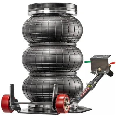 Afbeelding van STIX Automotive Equipment kompatible für Auto Pneumatischer Wagenheber 4T Langer Griff Pulverlackierung Rangierwagenheber Air Jack , 4000 kilograms, Werkstatt