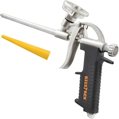 Image de ISO TRADE Pistolet à mousse de construction dosable corps en métal poignée plastique légère pratique 010