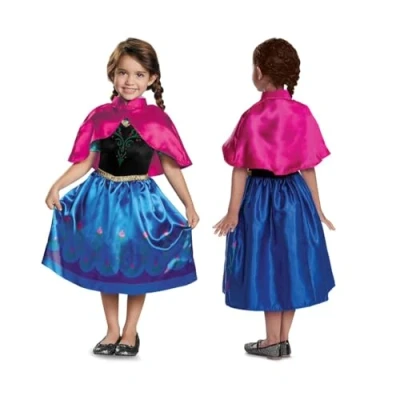 Afbeelding van Disney Frozen Anna kostuum meisjes Maat M