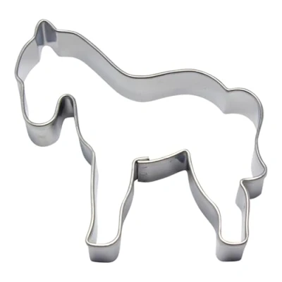 Afbeelding van BekkiB uitsteekvorm paard ca. 5,8 x 5,4 cm van roestvrij staal vaatwasmachinebestendig voor het bakken koekjes 7757