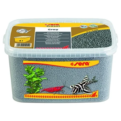 Afbeelding van Sera Gravel Gray Inhoud: 6 liter Aquarium grind bodem