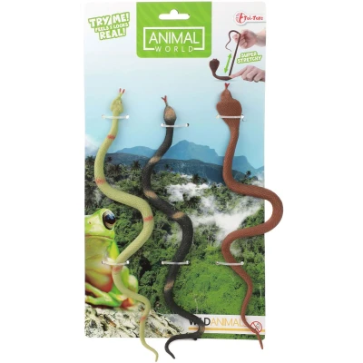 Afbeelding van Toi Toys Levensechte Slangen Rekbaar, 3st.