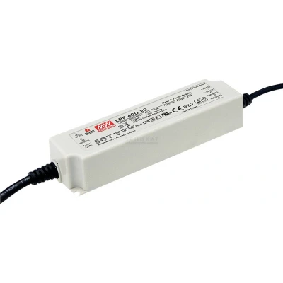 Afbeelding van Mean Well LPF 40D 24 LED driver, transformator Constante spanning, stroomsterkte 40 W 1.67 A 14.4 V/DC Dimbaar, PFC schakeling,