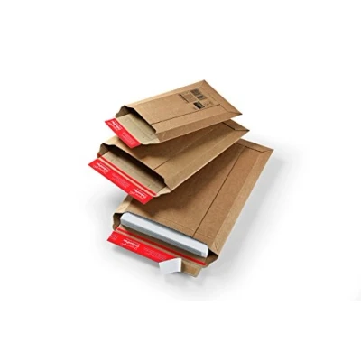 Afbeelding van 100x ColomPac® envelop A4 bruin 215 x 300 mm Met plakstrip Enveloppendoos
