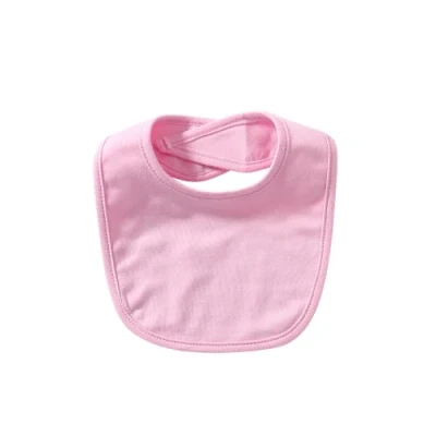 Afbeelding van SHINNINGSTAR Baby Jongens Meisjes Dubbellaags Katoenen Bandana Kwijl Zachte Absorberende Slabbetjes (7 stuks) (Puur roze (100% katoen))