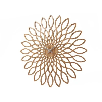 Image de Karlsson Horloge en bois Sunflower 60 cm